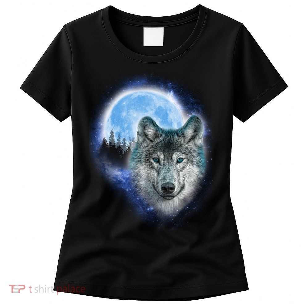 Cosmic Wolf  Womens T-Shirt
