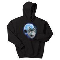 Cosmic Wolf  Kids Hoodie