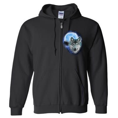 Cosmic Wolf  Full Zip Hoodie