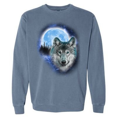 Cosmic Wolf  Garment-Dyed Sweatshirt