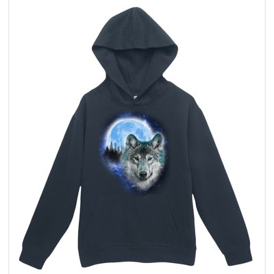 Cosmic Wolf  Urban Pullover Hoodie