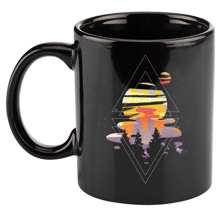 Cosmic Woods 11oz C Handle Ceramic Mug
