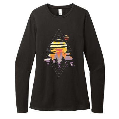 Cosmic Woods Womens CVC Long Sleeve Shirt