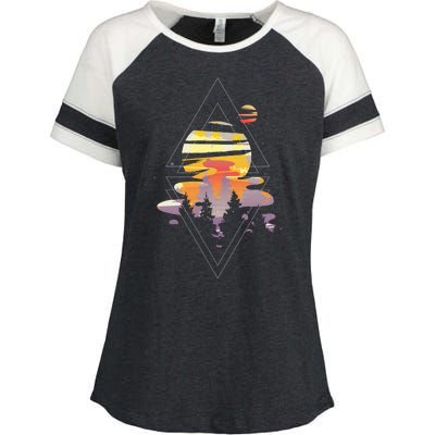 Cosmic Woods Enza Ladies Jersey Colorblock Tee