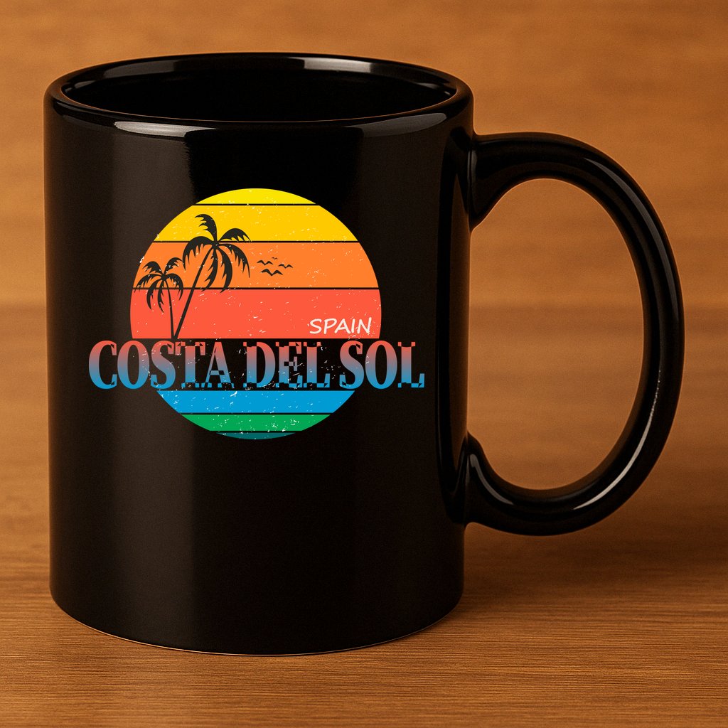 Costa Del Sol Spain 11oz C Handle Ceramic Mug
