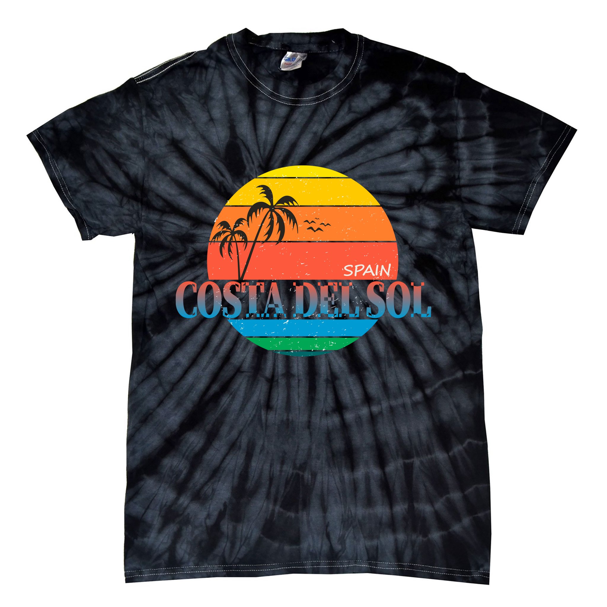 Costa Del Sol Spain Tie-Dye T-Shirt