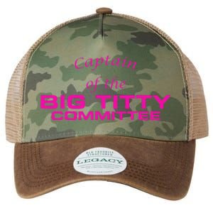 Captain Of The Big Titty Committee Funny Legacy Tie Dye Trucker Hat