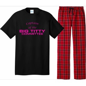 Captain Of The Big Titty Committee Funny Pajama Set