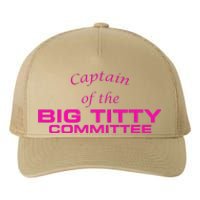 Captain Of The Big Titty Committee Funny Yupoong Adult 5-Panel Trucker Hat