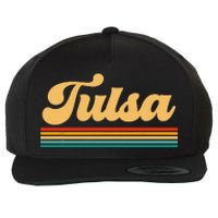 City Of Tulsa Oklahoma Wool Snapback Cap