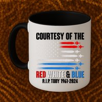 Courtesy Of The Red White And Blue Toby Tribute Mug