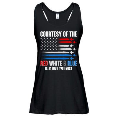 Courtesy Of The Red White And Blue Toby Tribute Ladies Essential Flowy Tank