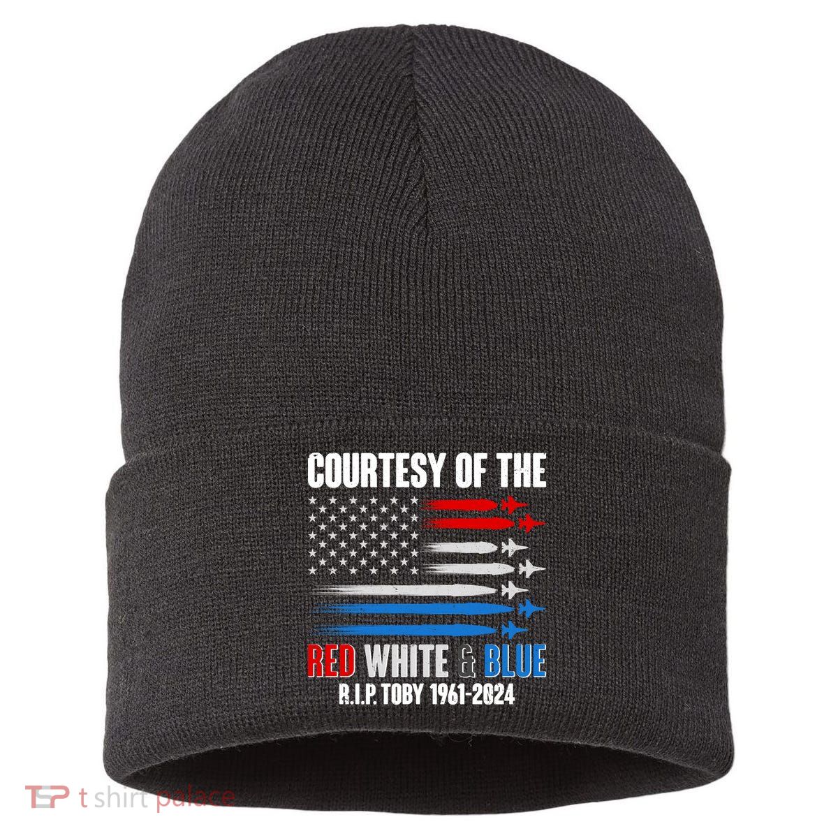 Courtesy Of The Red White And Blue Toby Tribute Sustainable Knit Beanie