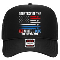 Courtesy Of The Red White And Blue Toby Tribute Trucker Hat