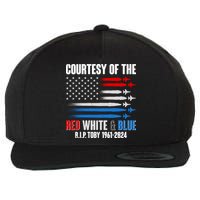 Courtesy Of The Red White And Blue Toby Tribute Wool Snapback Cap