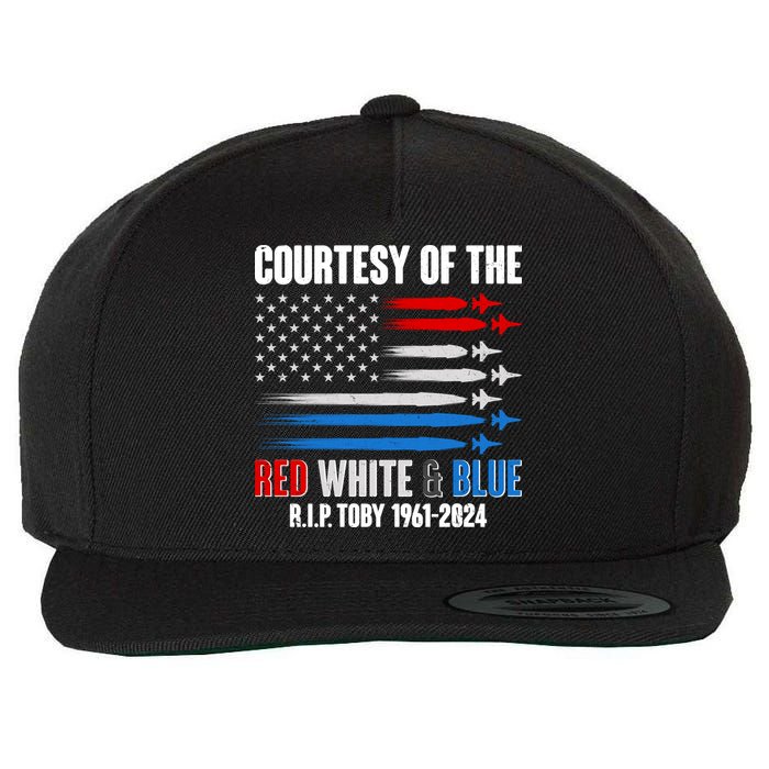 Courtesy Of The Red White And Blue Toby Tribute Wool Snapback Cap
