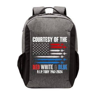 Courtesy Of The Red White And Blue Toby Tribute Vector Backpack