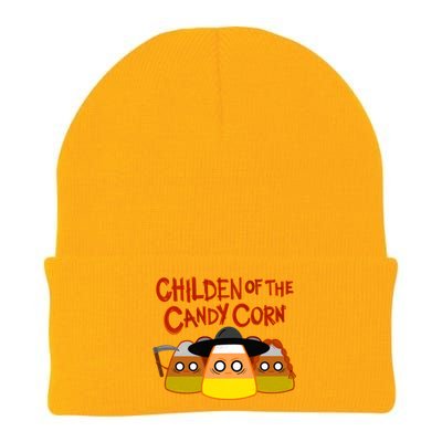 Children Of The Candy Corn Halloween Knit Cap Winter Beanie