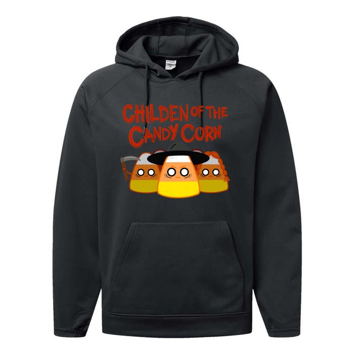 Children Of The Candy Corn Halloween Performance Fleece Hoodie