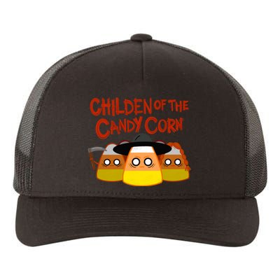 Children Of The Candy Corn Halloween Yupoong Adult 5-Panel Trucker Hat