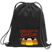 Children Of The Candy Corn Halloween Sweatshirt Cinch Pack Bag