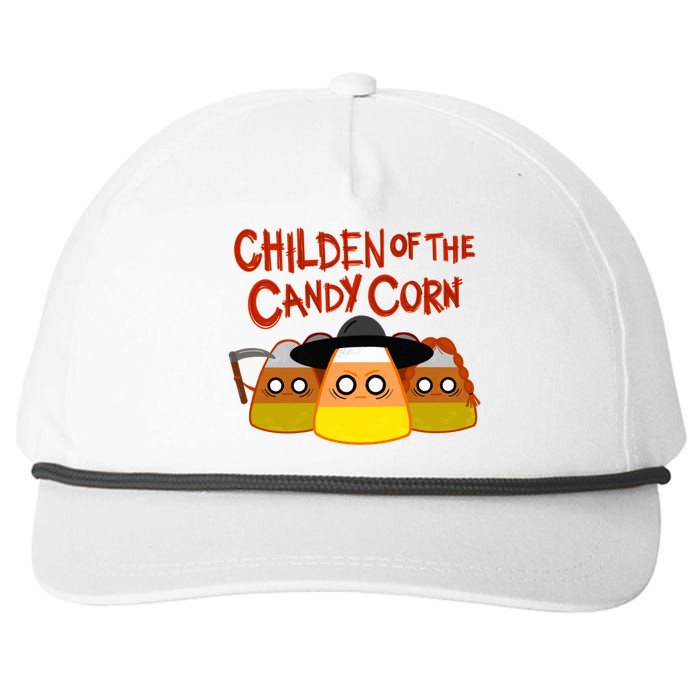 Children Of The Candy Corn Halloween Snapback Five-Panel Rope Hat