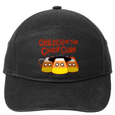 Children Of The Candy Corn Halloween 7-Panel Snapback Hat