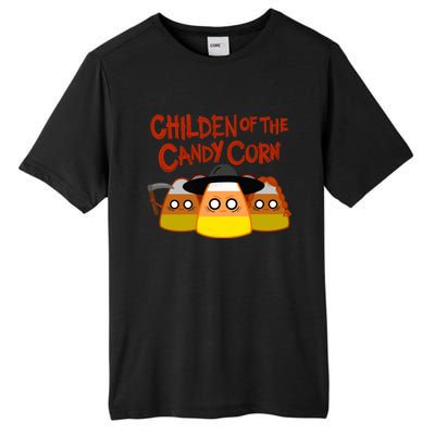 Children Of The Candy Corn Halloween Tall Fusion ChromaSoft Performance T-Shirt