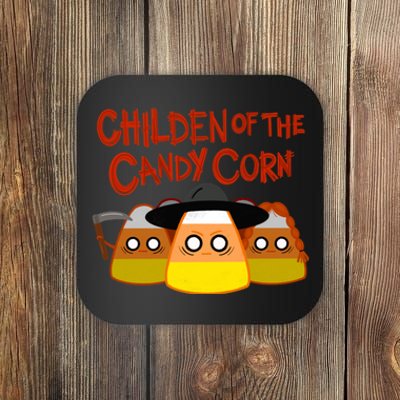 Children Of The Candy Corn Halloween Coaster