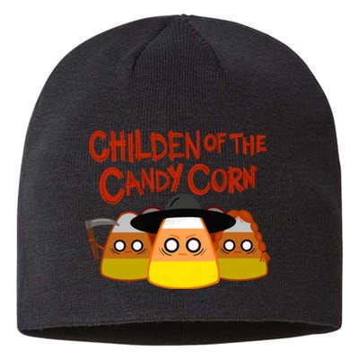 Children Of The Candy Corn Halloween Sustainable Beanie