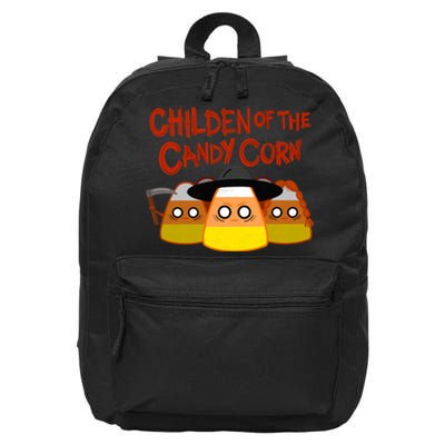 Children Of The Candy Corn Halloween 16 in Basic Backpack