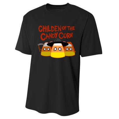 Children Of The Candy Corn Halloween Performance Sprint T-Shirt