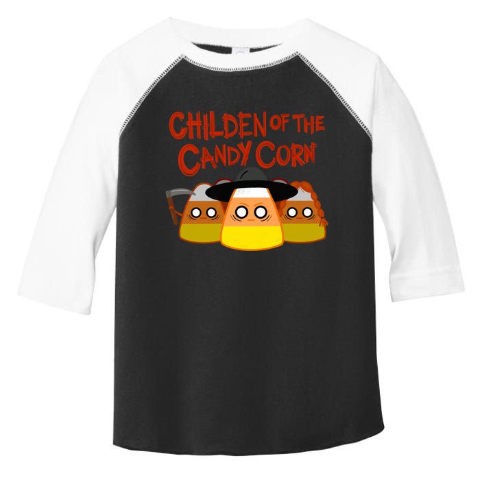 Children Of The Candy Corn Halloween Toddler Fine Jersey T-Shirt