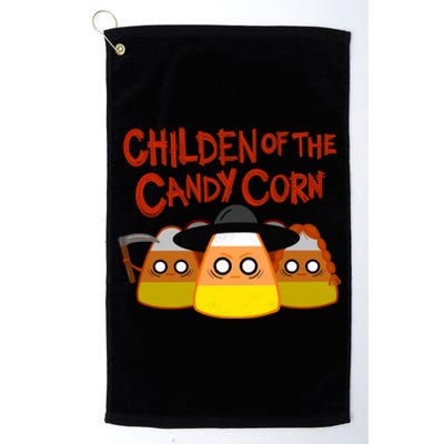 Children Of The Candy Corn Halloween Platinum Collection Golf Towel