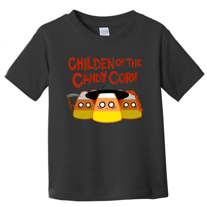 Children Of The Candy Corn Halloween Toddler T-Shirt