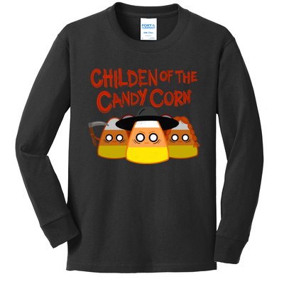 Children Of The Candy Corn Halloween Kids Long Sleeve Shirt