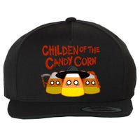 Children Of The Candy Corn Halloween Wool Snapback Cap