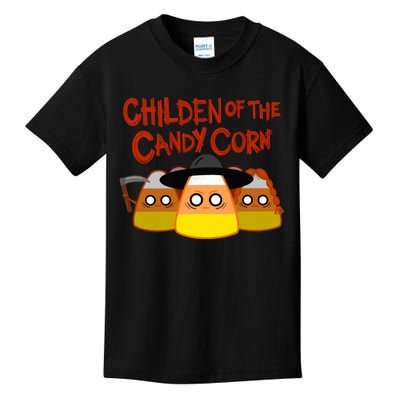 Children Of The Candy Corn Halloween Kids T-Shirt