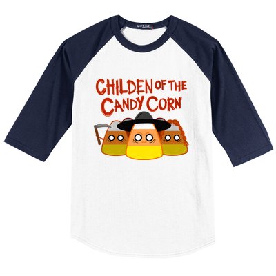 Children Of The Candy Corn Halloween Baseball Sleeve Shirt