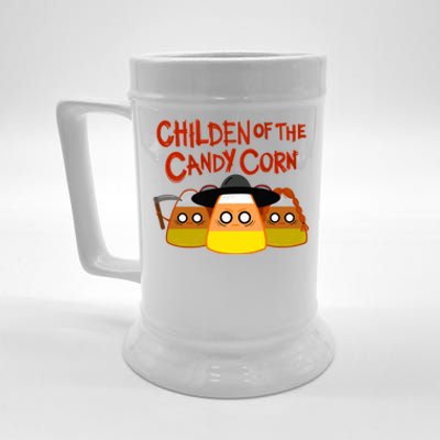 Children Of The Candy Corn Halloween Beer Stein