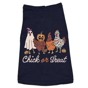 Chick Or Treat Halloween Witch Spooky Chicken Gift Doggie Tank