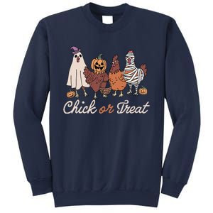 Chick Or Treat Halloween Witch Spooky Chicken Gift Sweatshirt