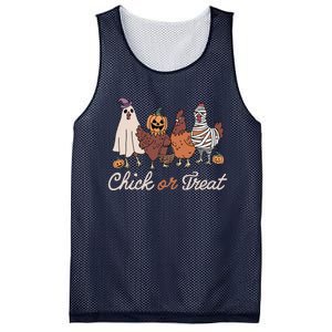 Chick Or Treat Halloween Witch Spooky Chicken Gift Mesh Reversible Basketball Jersey Tank