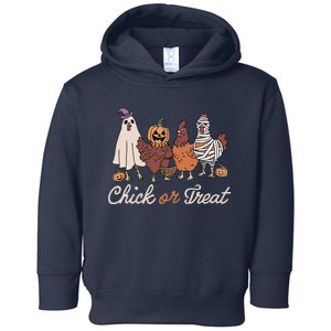 Chick Or Treat Halloween Witch Spooky Chicken Gift Toddler Hoodie