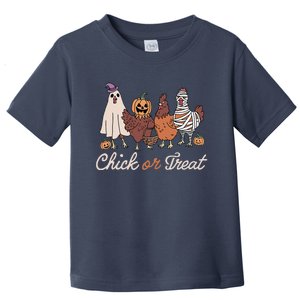 Chick Or Treat Halloween Witch Spooky Chicken Gift Toddler T-Shirt