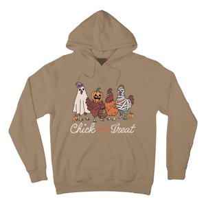 Chick Or Treat Halloween Witch Spooky Chicken Gift Hoodie