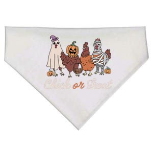 Chick Or Treat Halloween Witch Spooky Chicken Gift USA-Made Doggie Bandana