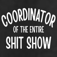 Coordinator Of The Entire ShitShow Garment-Dyed Fleece Hoodie