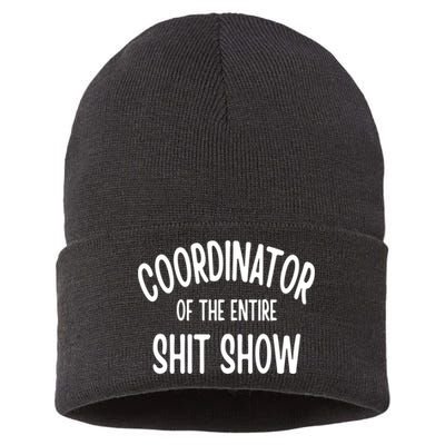 Coordinator Of The Entire ShitShow Sustainable Knit Beanie