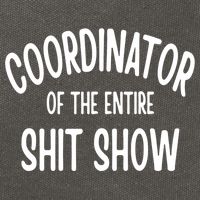 Coordinator Of The Entire ShitShow Cotton Canvas Backpack